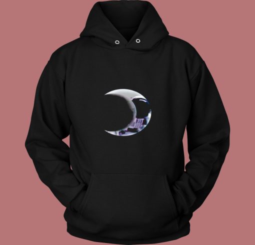 Astronaut Moon 80s Hoodie