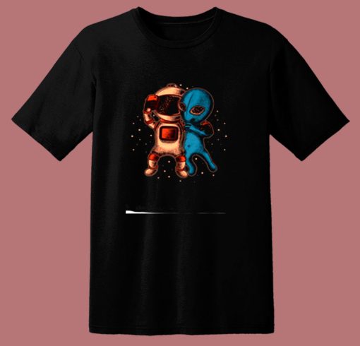 Astronaut Selfie Cute 80s T Shirt