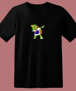 Australia Dabbing Turtle 80s T Shirt