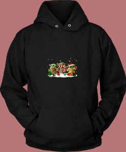 Baby Yoda The Mandalorian Christmas 80s Hoodie