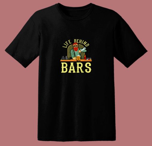 Bartender Barkeeper Design Barkeeping 80s T Shirt