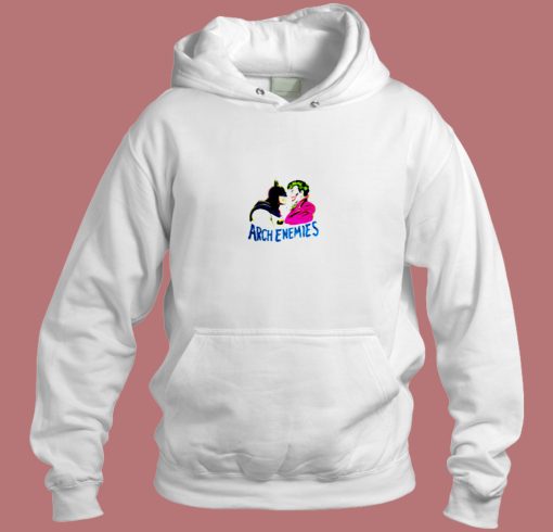 Batman The Joker Arch Enemies Aesthetic Hoodie Style