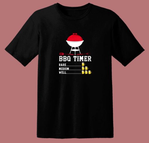 Bbq Timer Barbecue 80s T Shirt