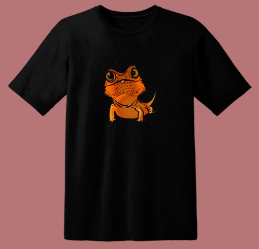 Bearded Dragon Pogona Lizard 80s T Shirt