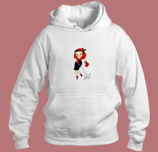 Betty Boop Dog Aesthetic Hoodie Style