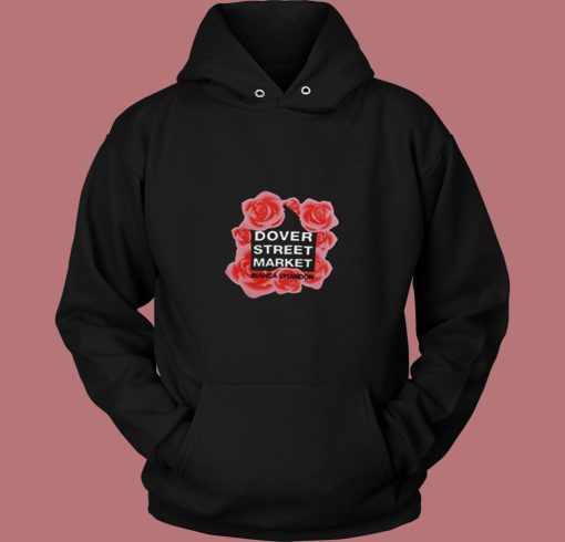 Bianca Chandon Dover Street Rose Flowers 80s Hoodie