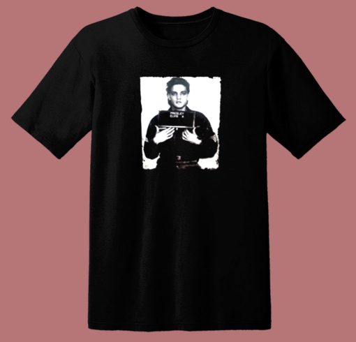 Big And Tall King Size Elvis Presley Mugshot 80s T Shirt