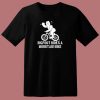 Bigfoot Rides A Mountain Bike 80s T Shirt