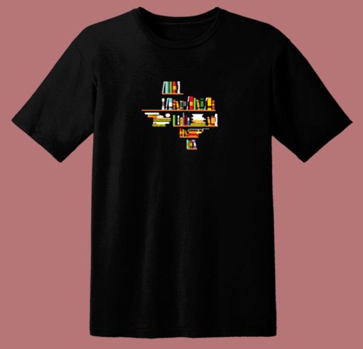 Bookshelf Texas 80s T Shirt