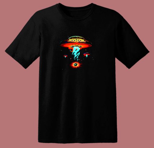 Boston Spaceship Classic Rock 80s T Shirt