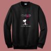 Breast Cancer Awareness My God Is Bigger Than Cancer Snoopy 80s Sweatshirt