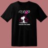 Breast Cancer Awareness My God Is Bigger Than Cancer Snoopy 80s T Shirt