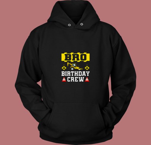 Bro Birthday Crew 80s Hoodie