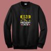 Bro Birthday Crew 80s Sweatshirt