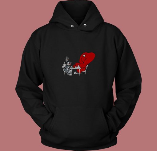 Bugs Bunny And Gossamer 2 80s Hoodie