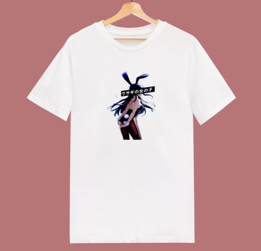 Bunny Colour Sad Japanese Anime Aesthetic 80s T Shirt