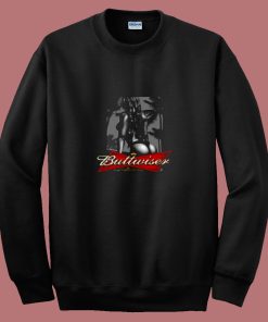 Buttwiser Babe Funny Parody 80s Sweatshirt