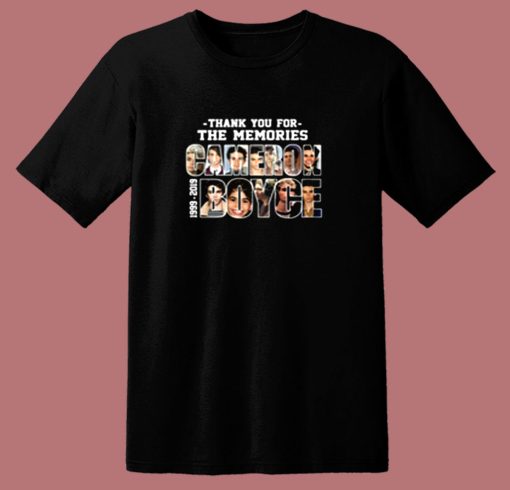 Cameron Boyce Thank You For The Memories 80s T Shirt