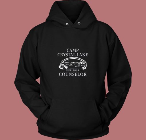 Camp Crystal Lake Camping Vintage 80s Hoodie