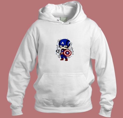 Captain America Pop Art Aesthetic Hoodie Style