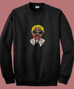 Cardi B Calligram 80s Sweatshirt