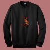 Caring For Your Demon Cat 80s Sweatshirt