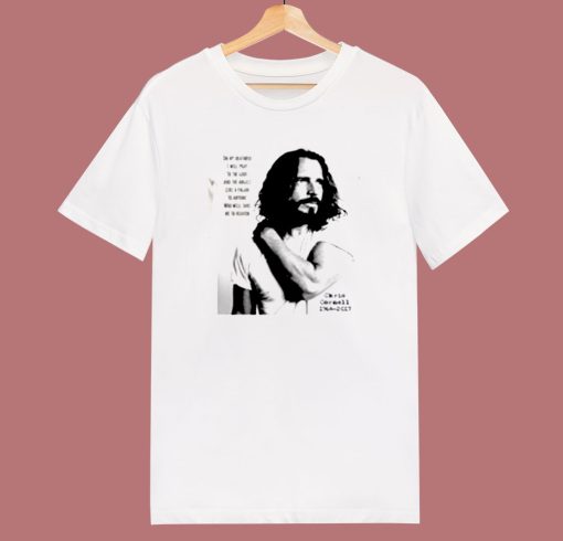 Chris Cornell Poster 80s T Shirt