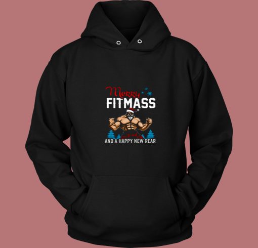 Christmas Happy New Year Parody Fitness 80s Hoodie