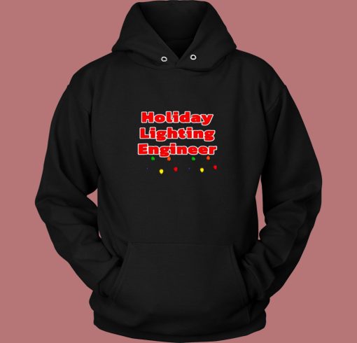 Christmas Lighting 80s Hoodie