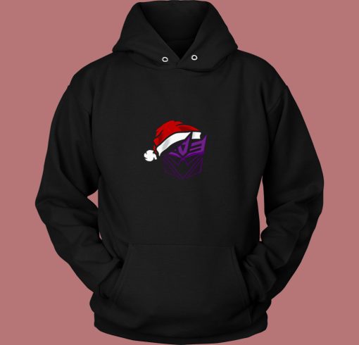 Christmas Santa Transformers Decepticon 80s Hoodie