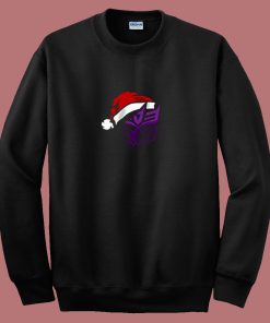 Christmas Santa Transformers Decepticon 80s Sweatshirt