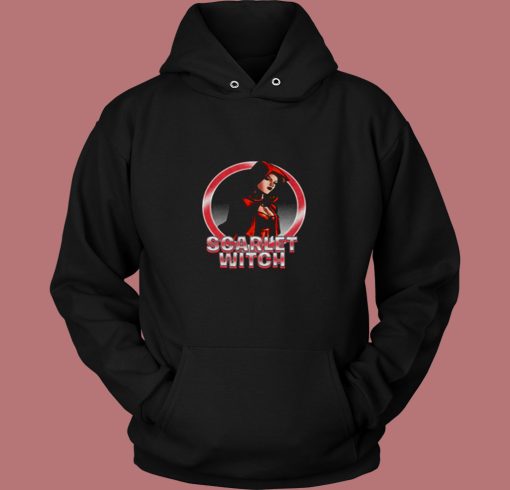 Circle Scarlet Witch Scarlet 80s Hoodie