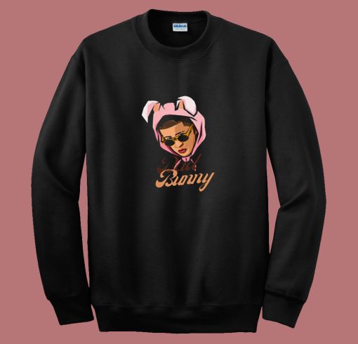 Cool Bad Bunny Hip Hop Rap 80s Sweatshirt