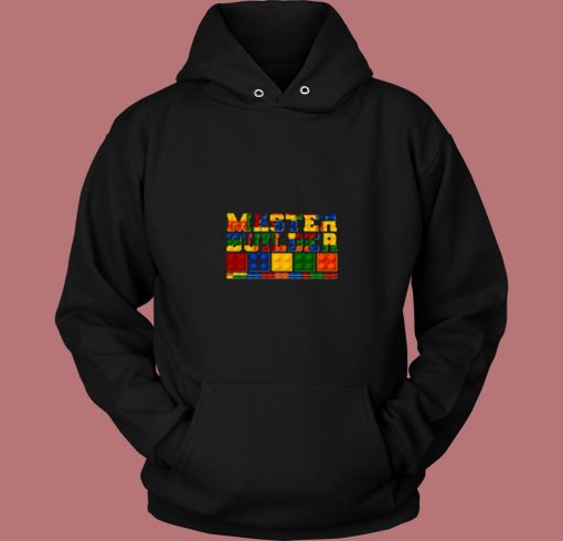 Cool Master Builder Lego Fan 80s Hoodie