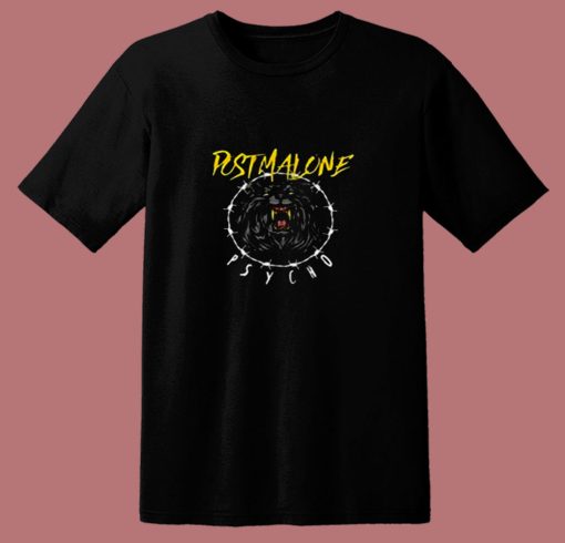 Cool Post Malone Psycho 80s T Shirt