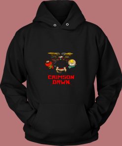 Crimson Dawn South Parks Band Music 80s Hoodie