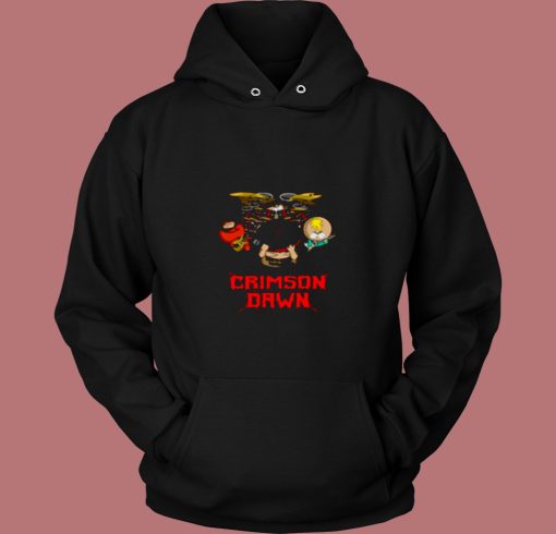 Crimson Dawn South Parks Band Music 80s Hoodie