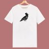 Crow Hat Mens White 80s T Shirt