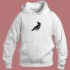 Crow Hat Mens White Aesthetic Hoodie Style