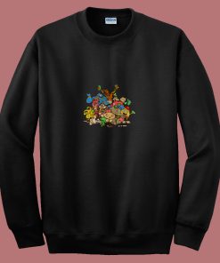 Cute Dgk Cartoon Say No To Drugs 80s Sweatshirt