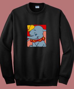 Cute Disney Dumbo Portrait 80s Sweatshirt