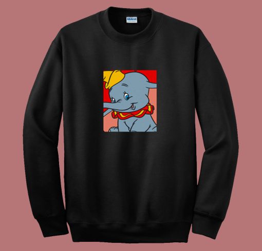 Cute Disney Dumbo Portrait 80s Sweatshirt