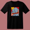 Cute Disney Dumbo Portrait 80s T Shirt