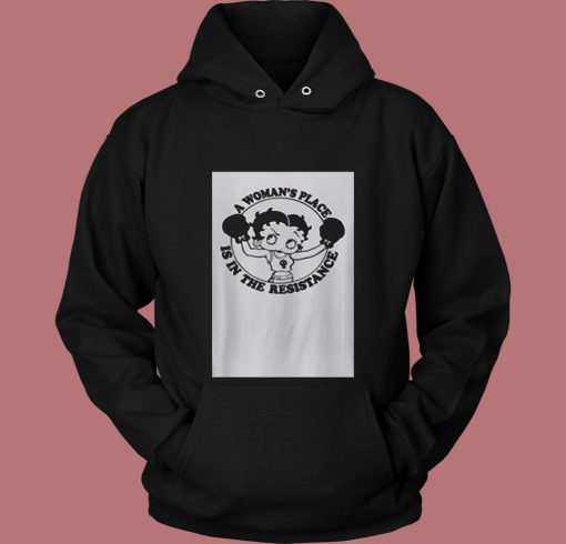 Cute Feminist Af Betty Boop 80s Hoodie