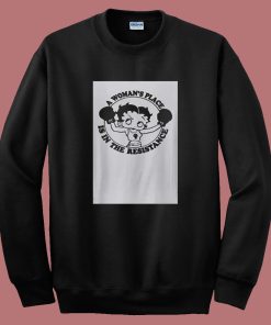 Cute Feminist Af Betty Boop 80s Sweatshirt