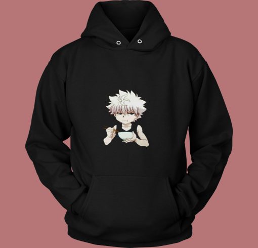 Cute Killua Zoldyck Hunter X Hunter Funny Meme Manga Baka Otaku 80s Hoodie