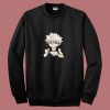 Cute Killua Zoldyck Hunter X Hunter Funny Meme Manga Baka Otaku 80s Sweatshirt