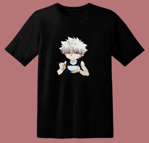 Cute Killua Zoldyck Hunter X Hunter Funny Meme Manga Baka Otaku 80s T Shirt