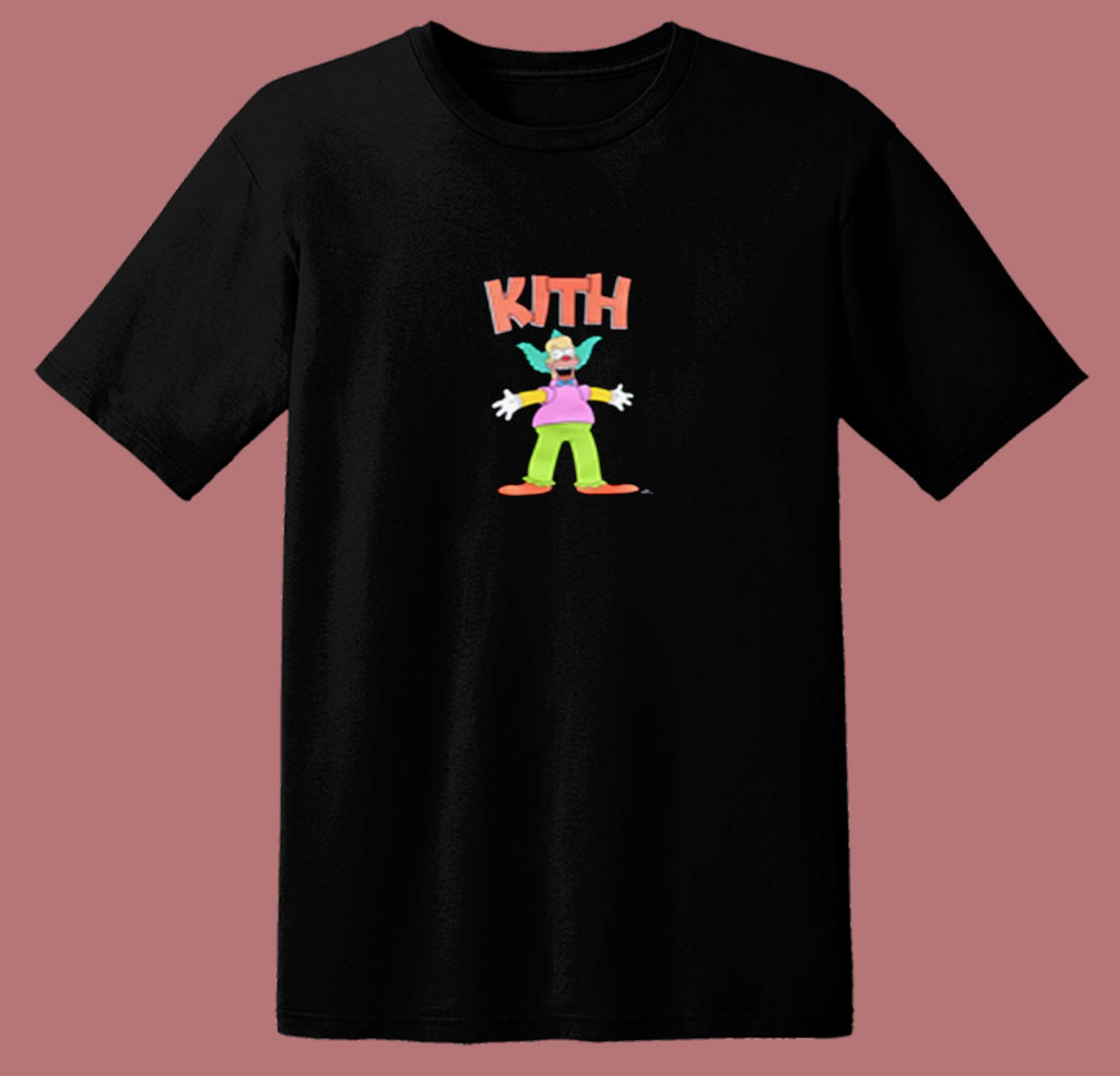 Cute Kith X The Simpsons Krusty 80s T Shirt - Mpcteehouse.com