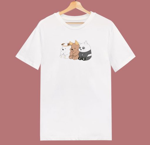 Cute Three Bear 80s T Shirt